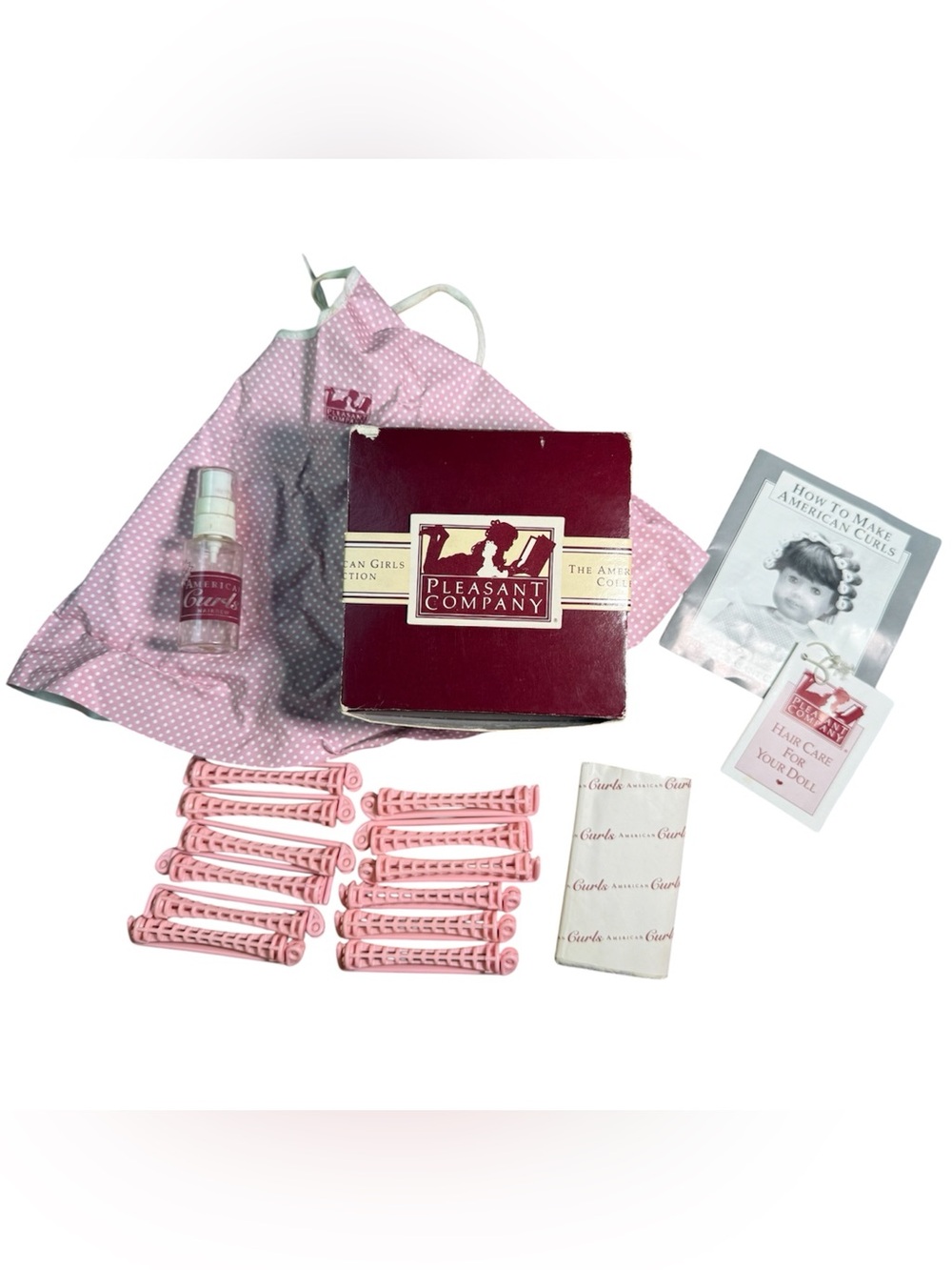 American Girl Pleasant Company Doll Hair Care Kit With Original Box Set 1990s
